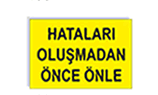 İkaz ve uyarı levhası